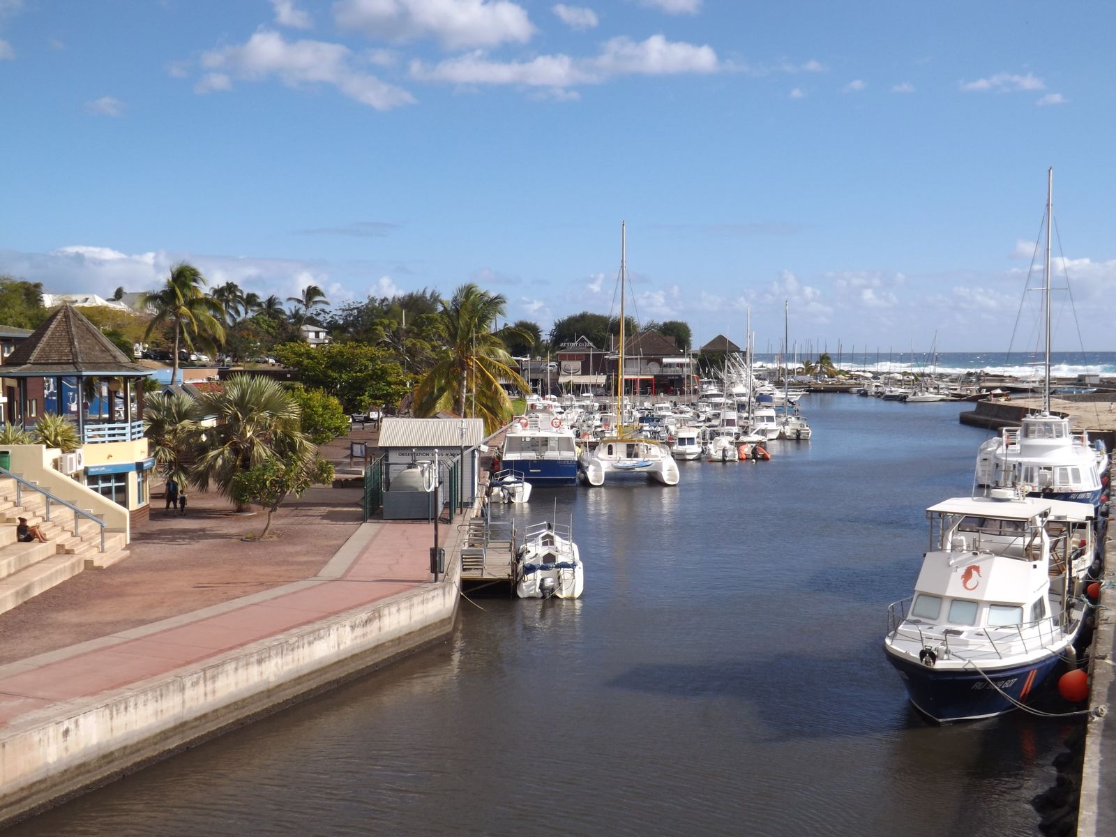 Pontoon D at Saint-Gilles Marina