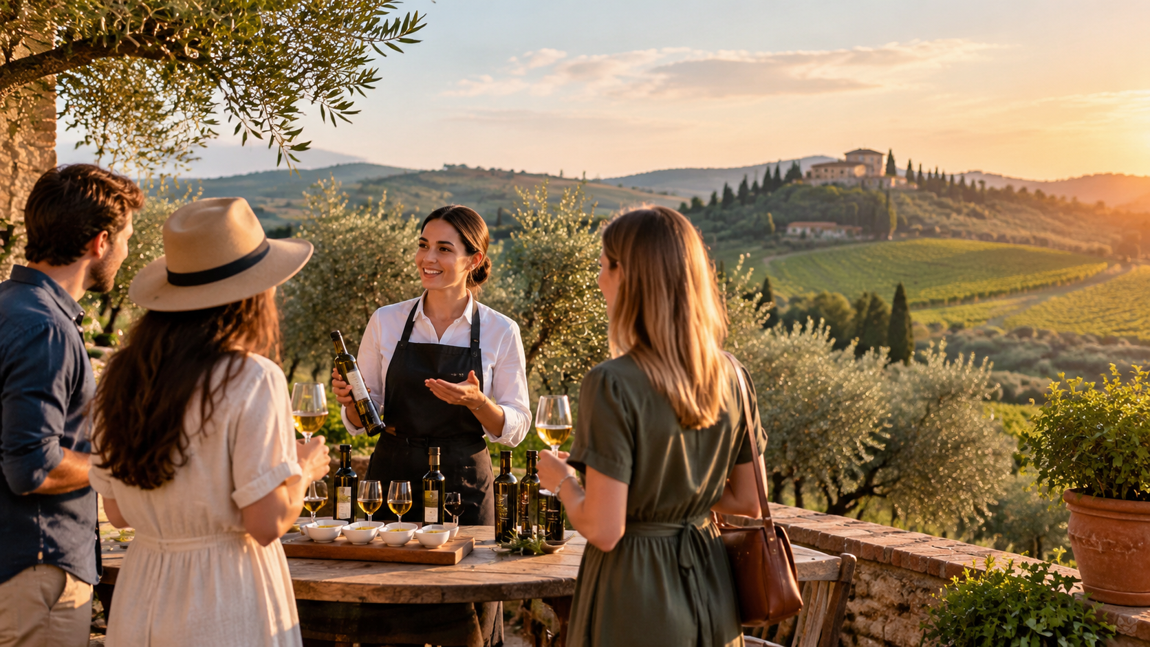 olive grove tuscany landscape