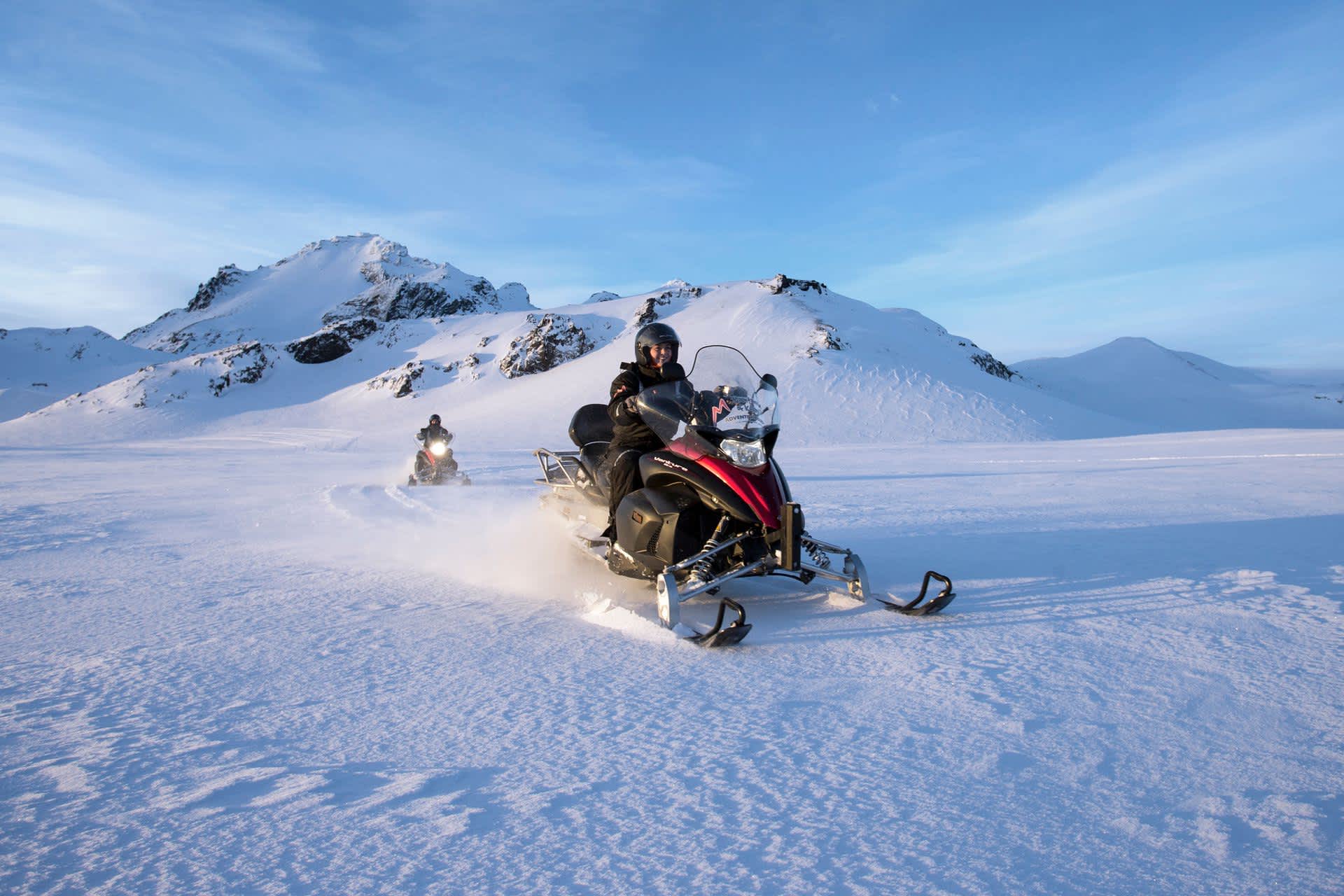 Snowmobile Staging Area