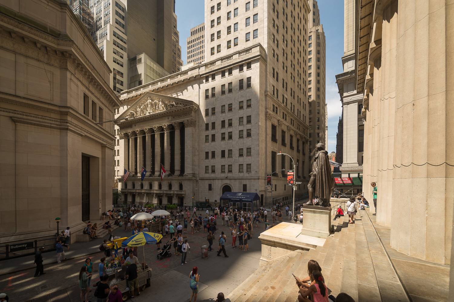 Wall Street Financial District Corridor