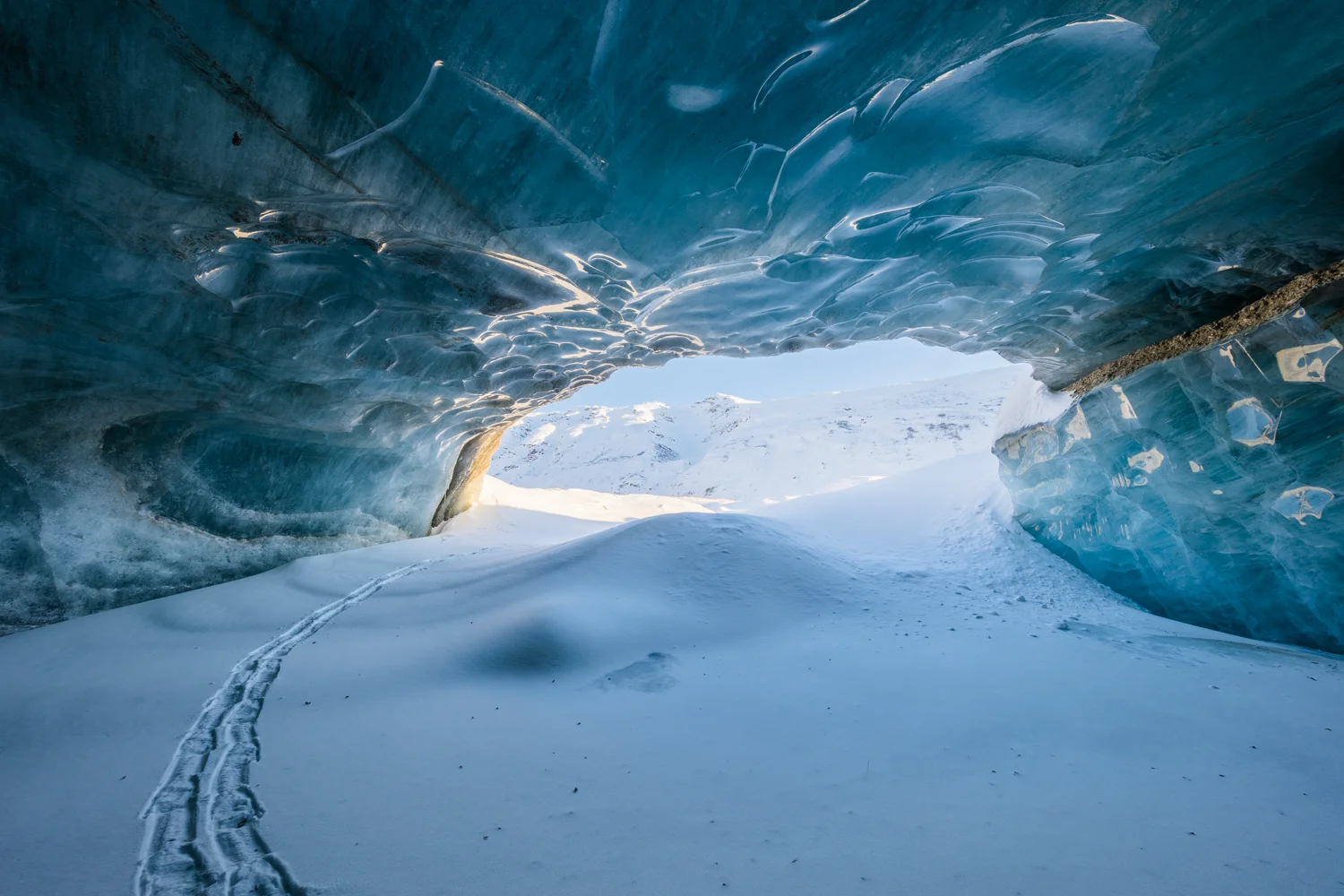 Glacier Tunnel Entrance