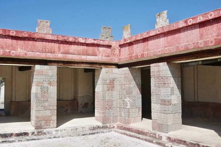 Quetzalpapalotl Palace Courtyard