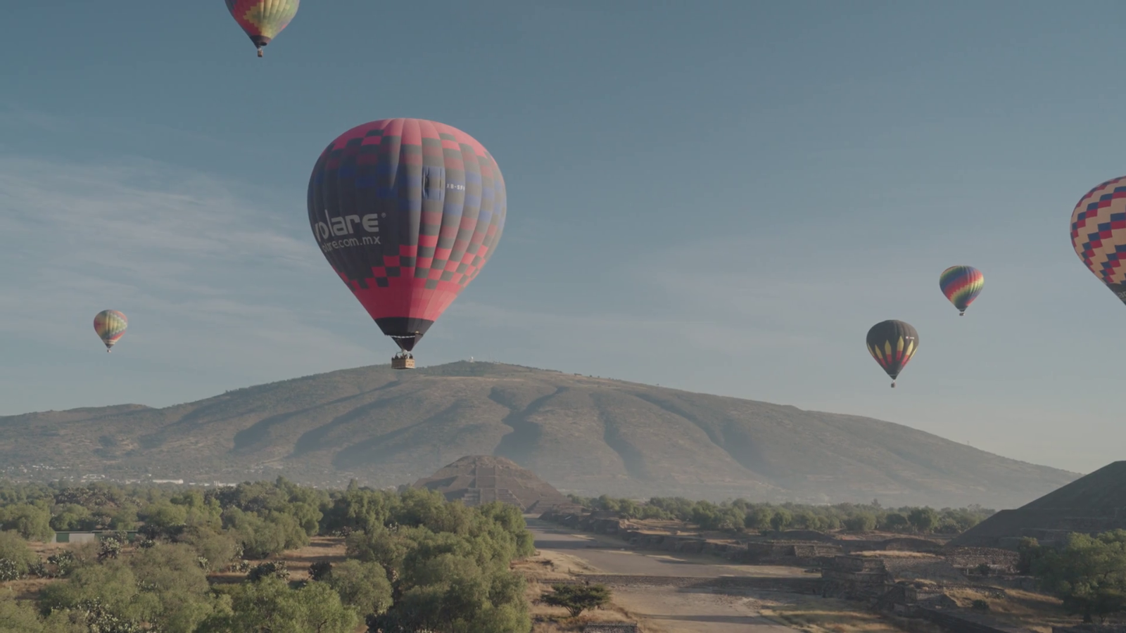 Hot Air Balloon Ride Mexico City Pyramids
