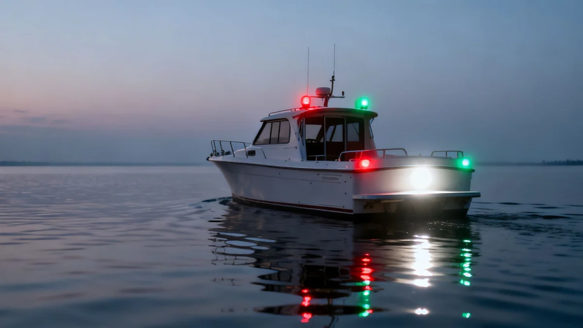 Bow Navigation Light Corridor