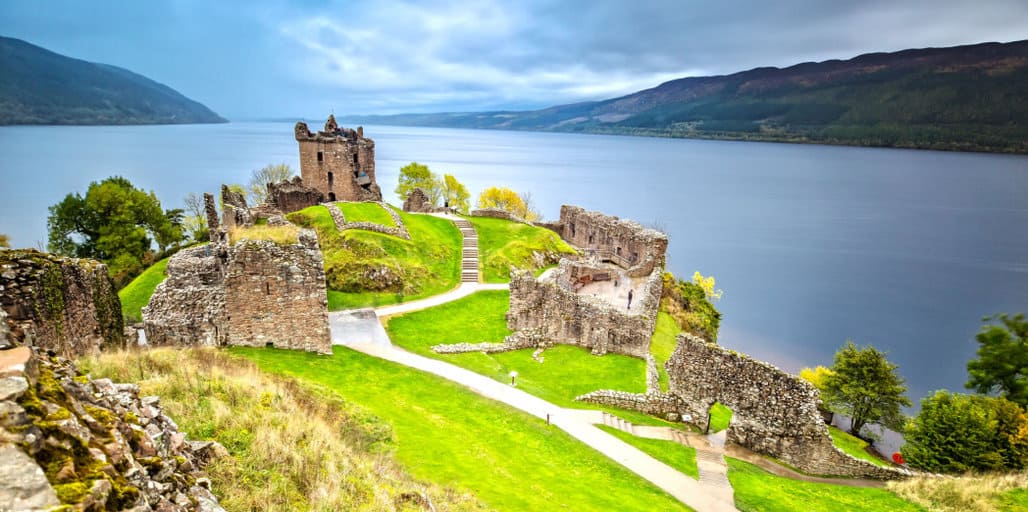 Urquhart Castle Ruins Vantage