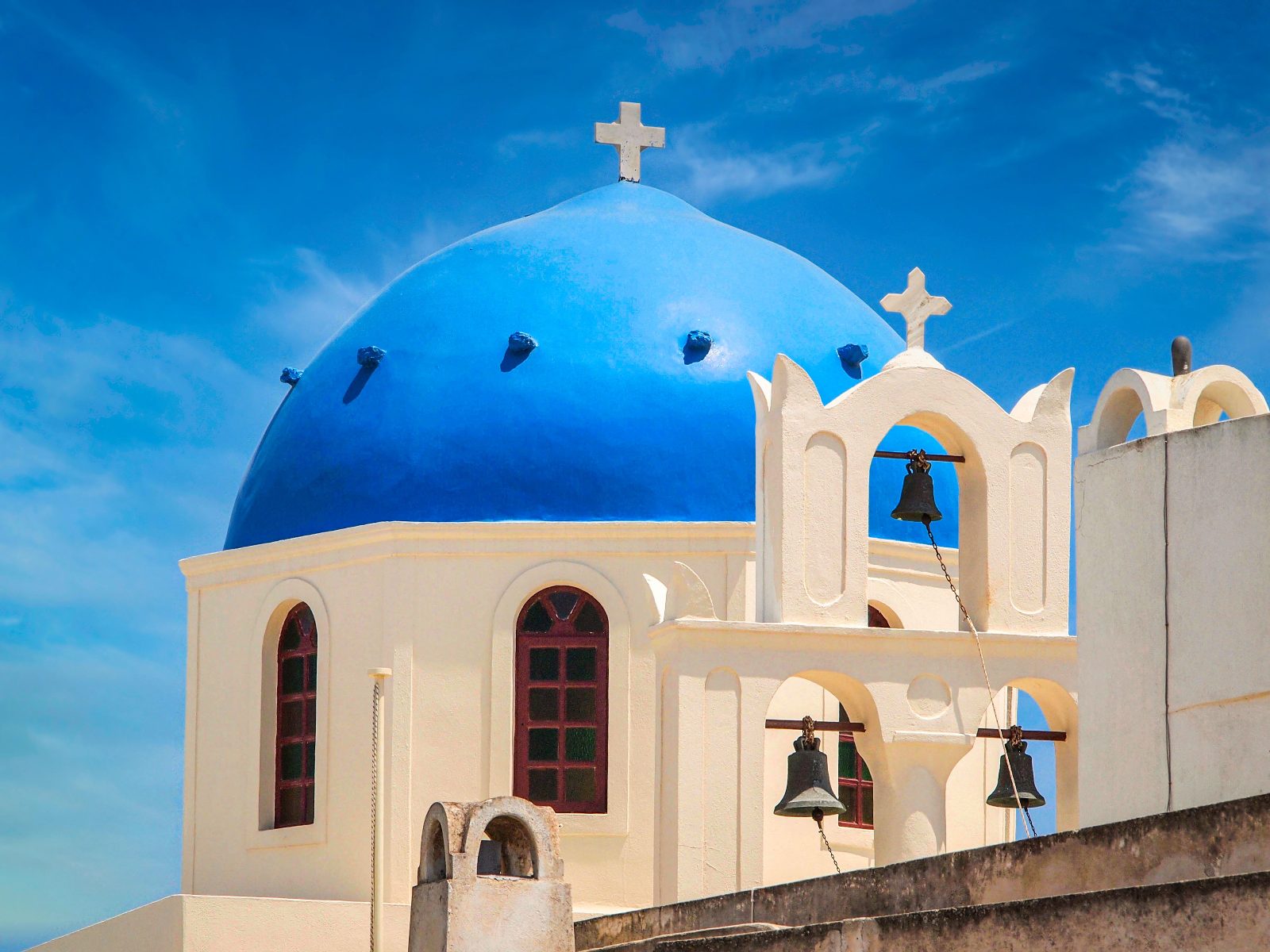 Blue Domed Churches