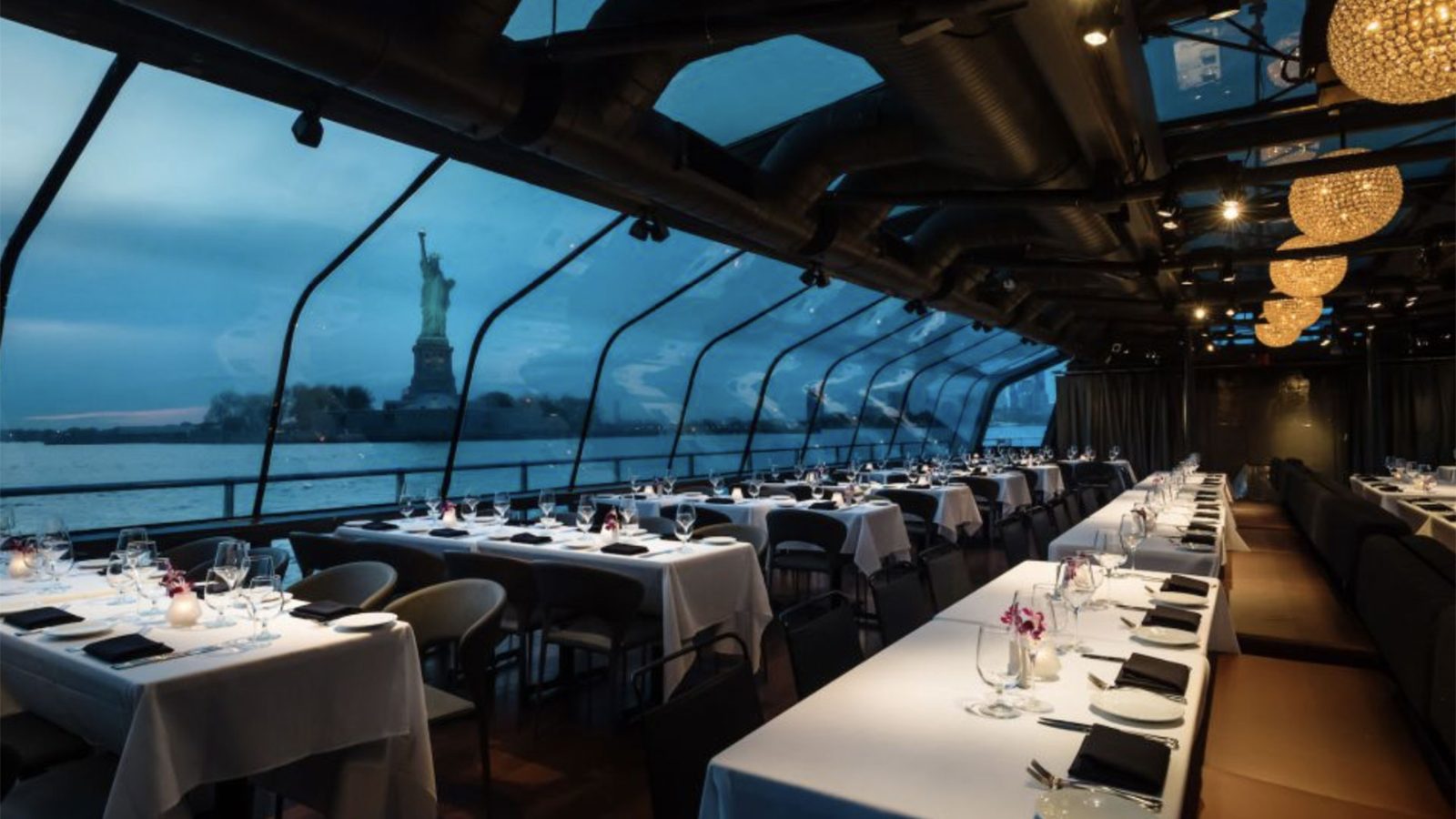 Departure and dinner service