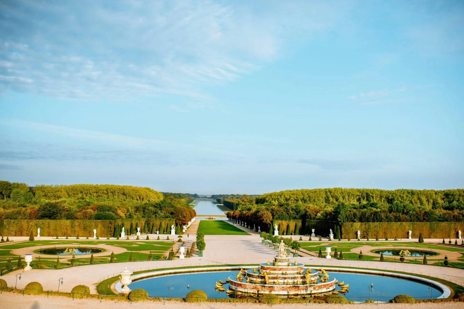 Latona Fountain to Grand Canal axis