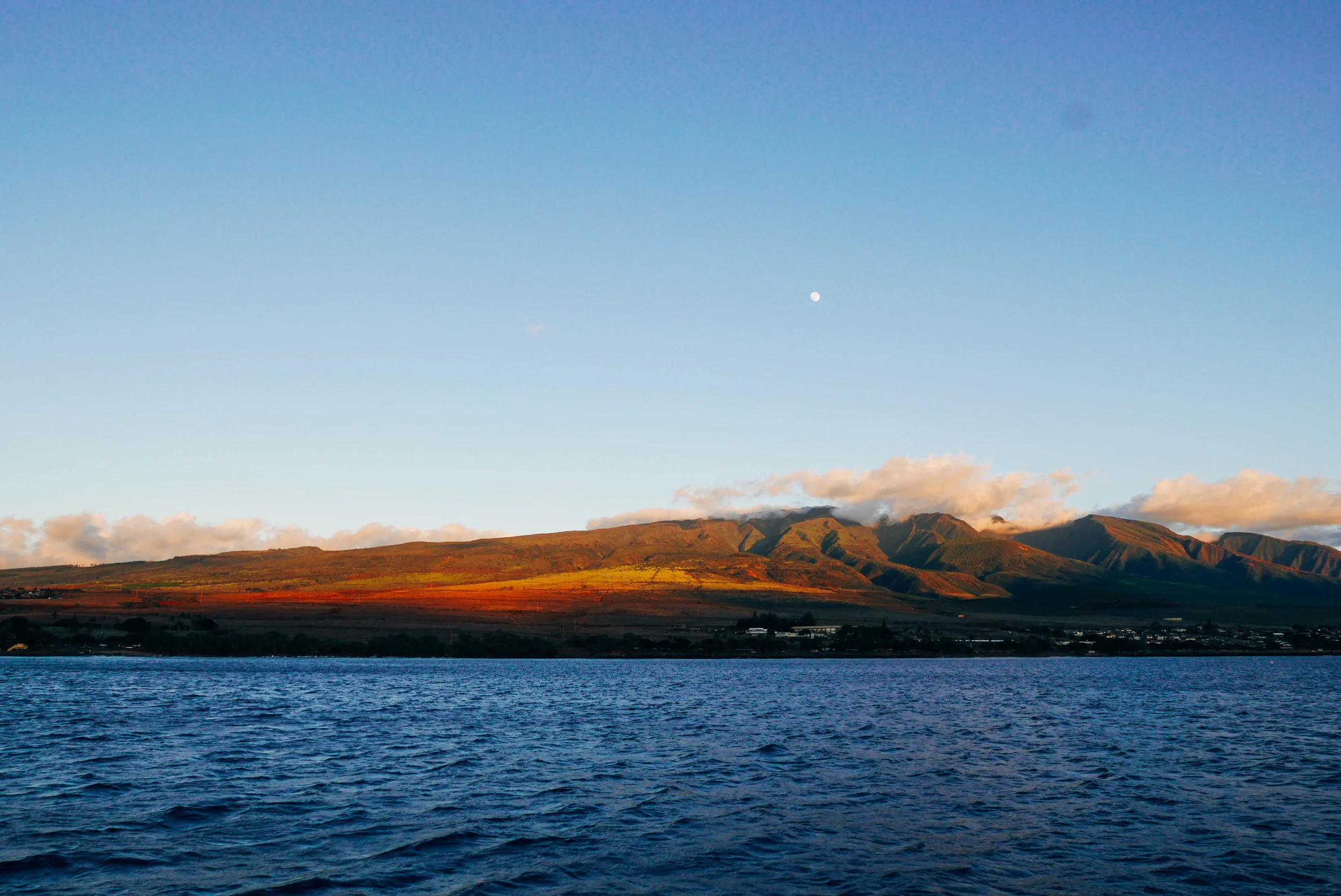 West Maui Mountains Silhouette