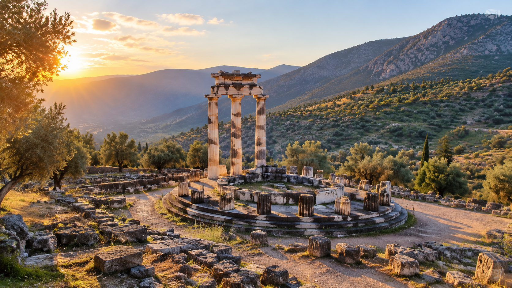 Tholos of Delphi Viewpoint (Sanctuary of Athena Pronaia)
