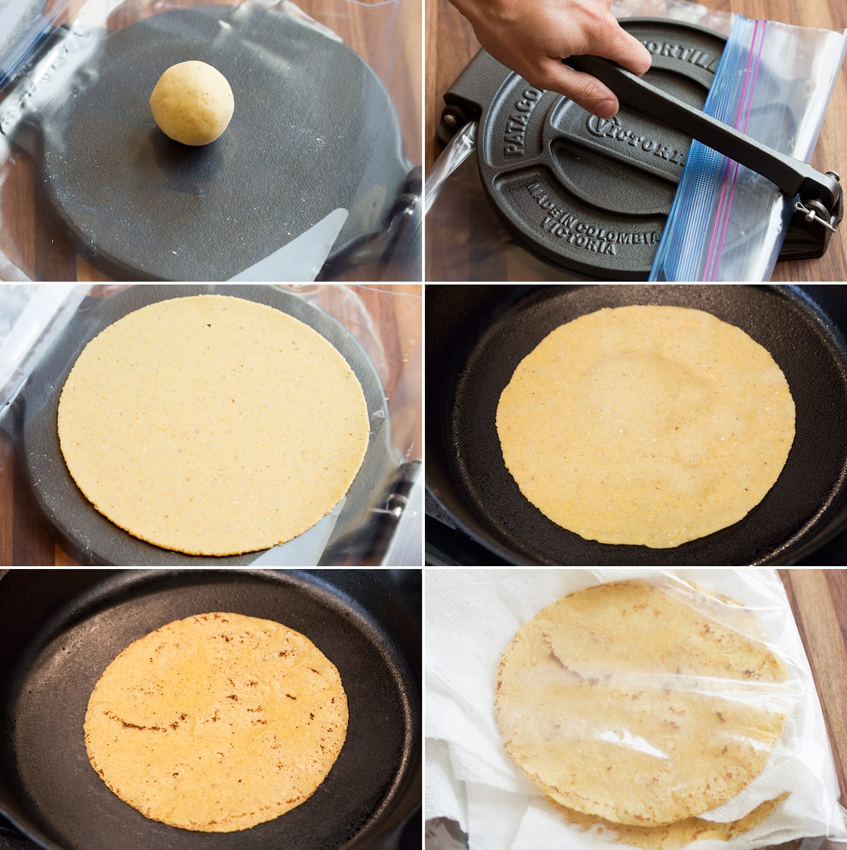 Tortilla-making station