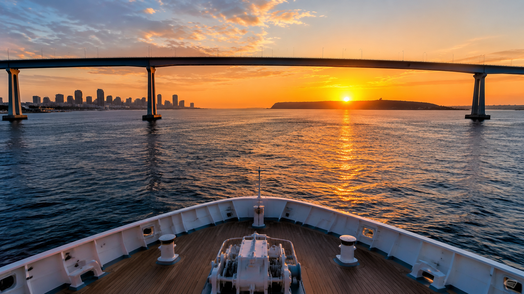Bow Viewpoint at the Ship's Foredeck