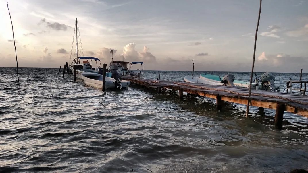 Caye Caulker Water Taxi Dock