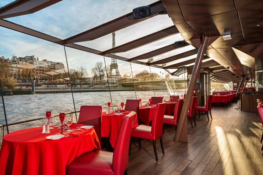 Glass-Roofed Dining Saloon