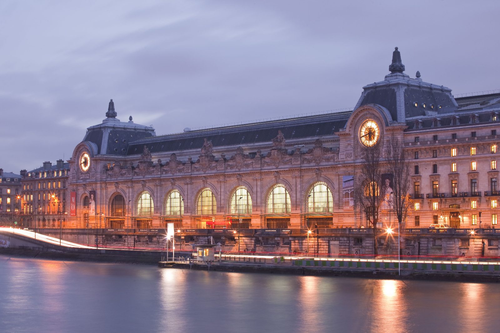 Musee d'Orsay Facade from Water Level