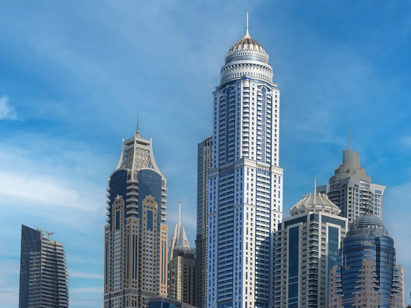 Princess Tower Skyline Angle