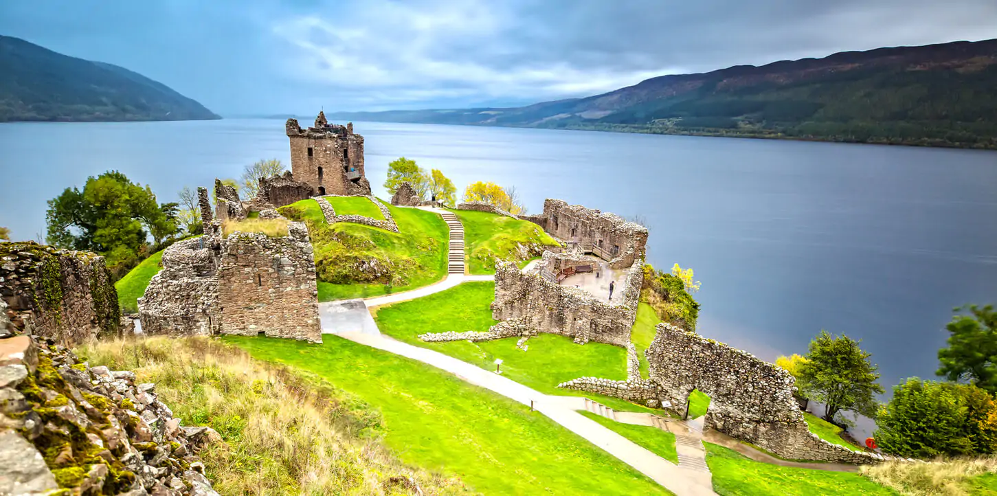 Urquhart Castle West Wall
