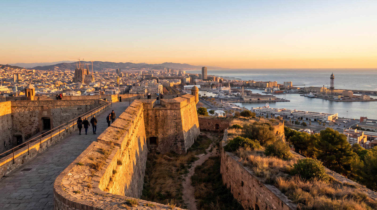 Montjuïc Castle Walls