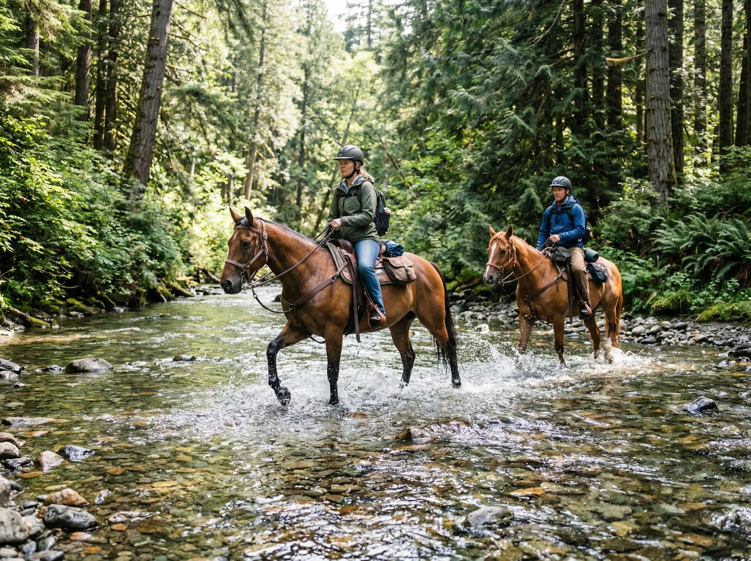 Puerto Vallarta Horseback Riding Waterfall