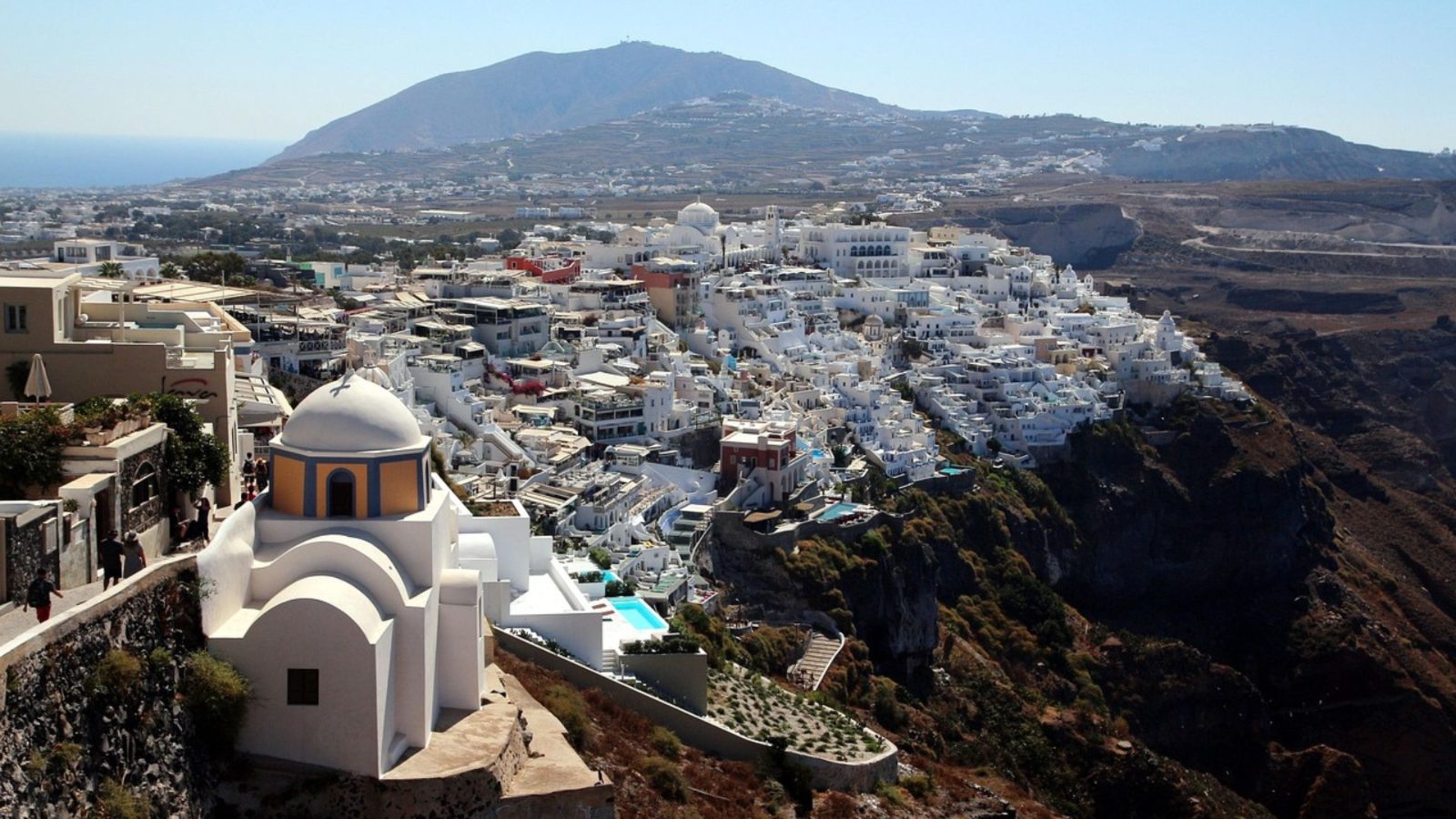 Fira Caldera Cliffs