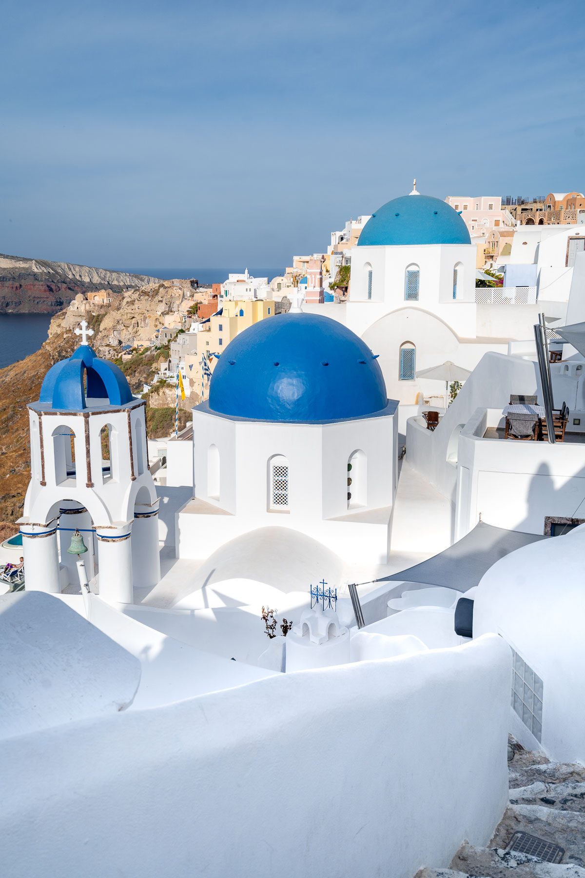 Three Domes of Oia