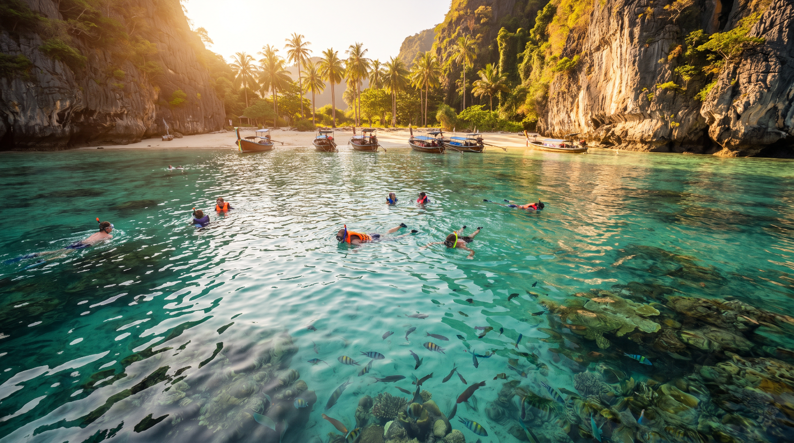 Snorkeling at Koh Lao Lading