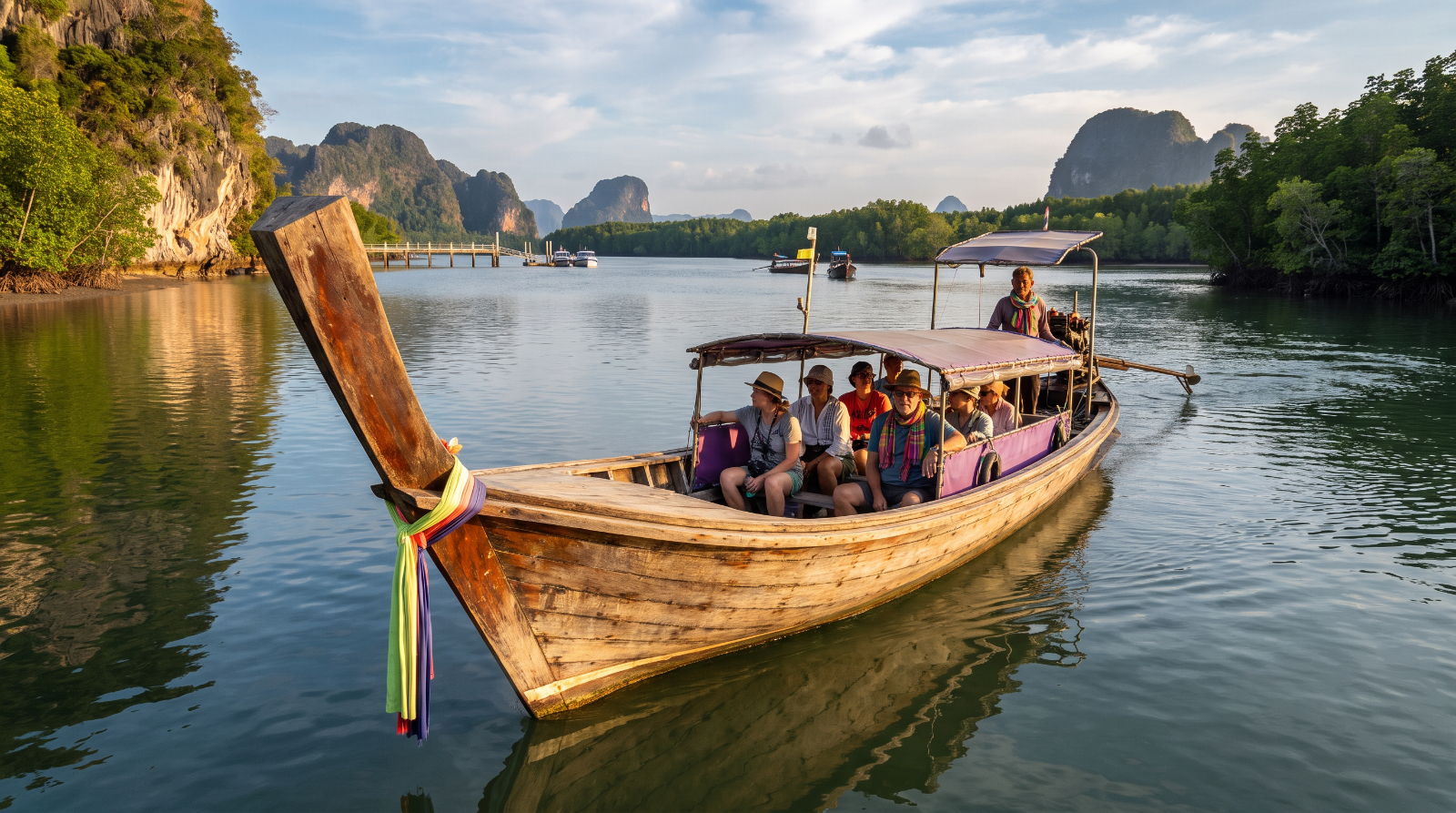 Private Long Tail Boat Krabi to Hong Island