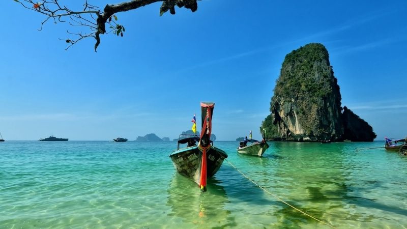 Krabi 4 Island Tour Private Long Tail Boat