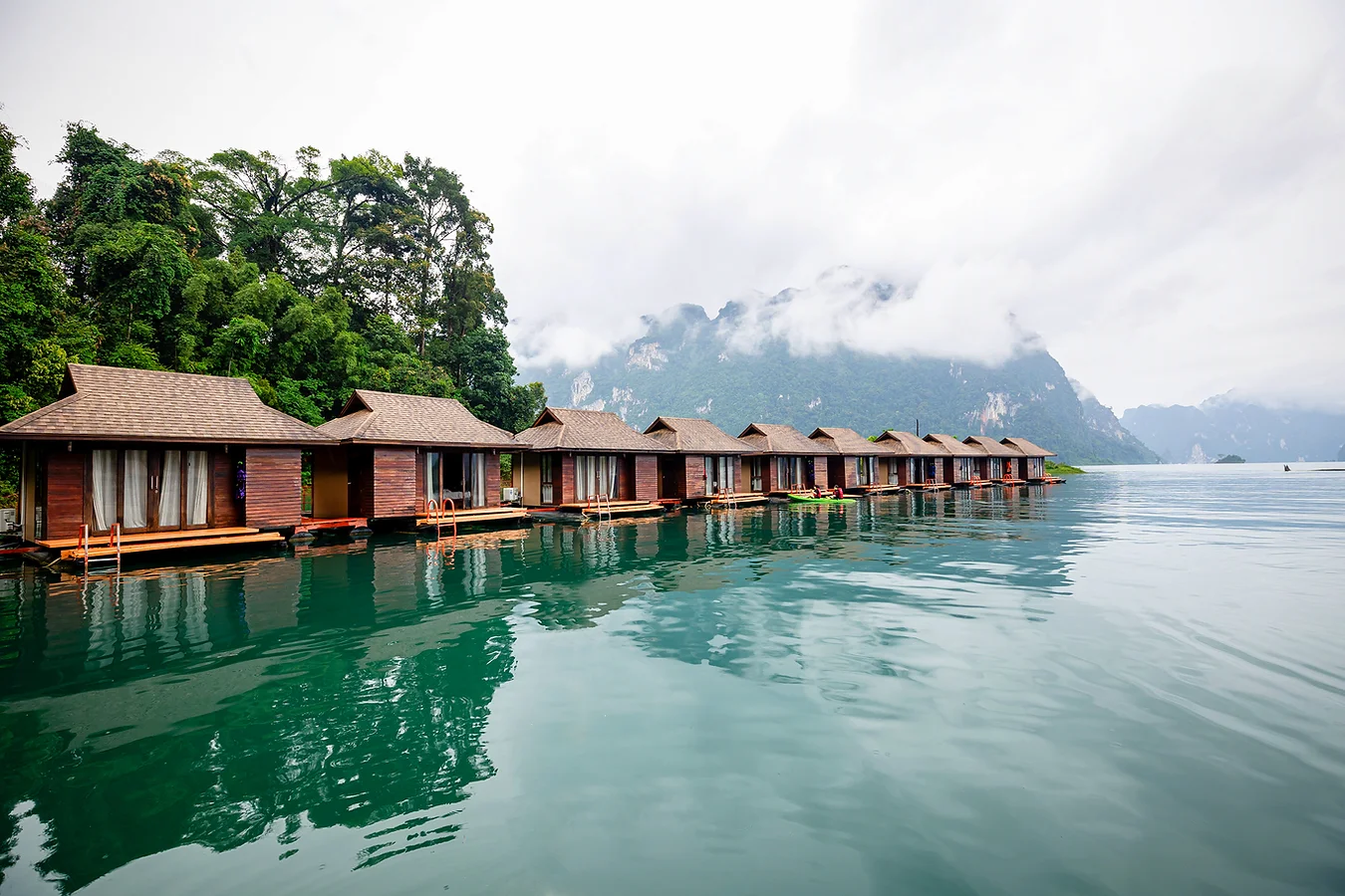 Floating Raft House Deck