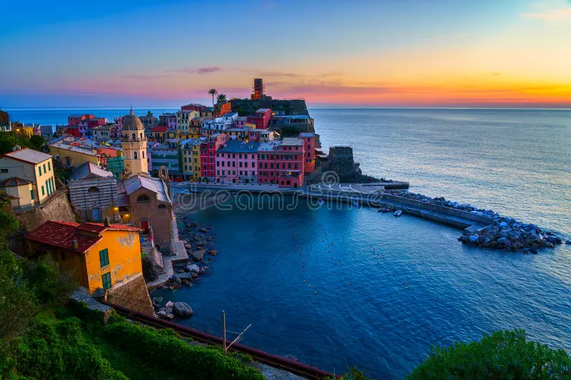 Vernazza Port Entry