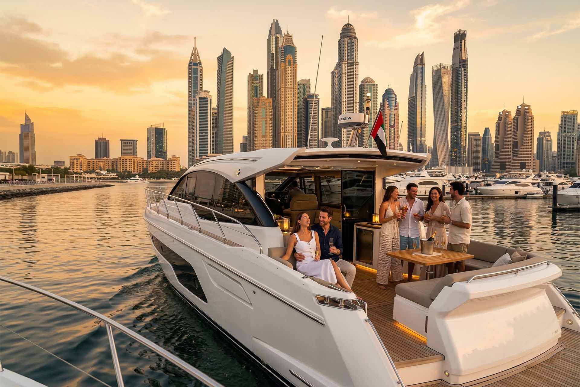 Boarding the Yacht