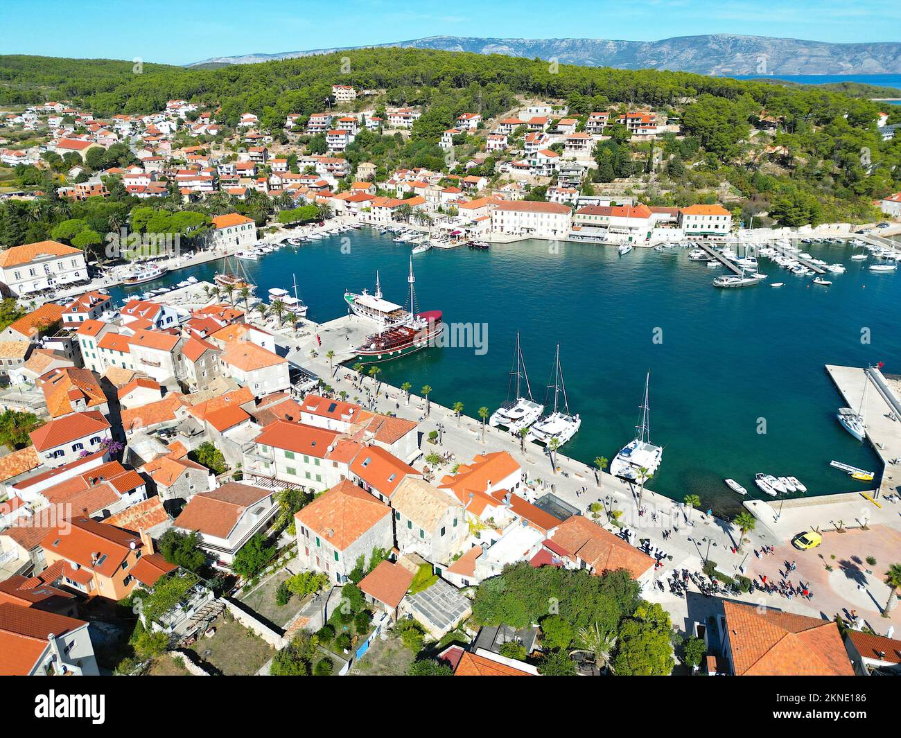 Jelsa Town Harbor