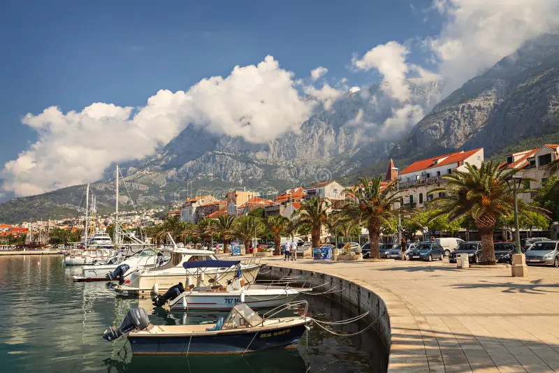 Makarska Harbor Promenade