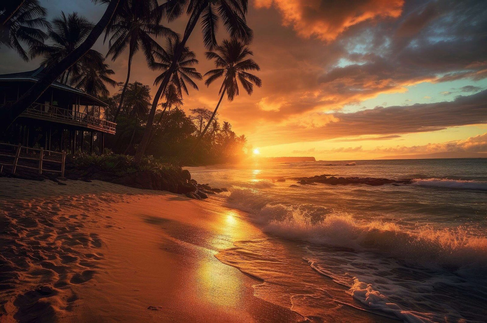 Coral Island Backdrop