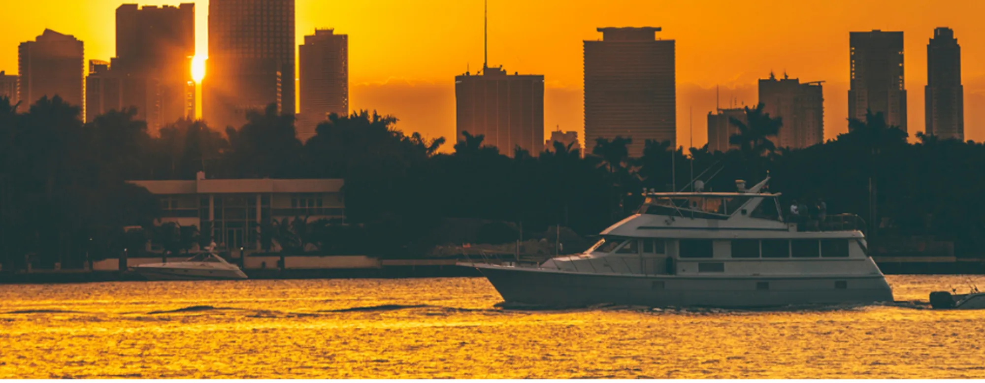 Miami Sunset Cruise Biscayne Bay