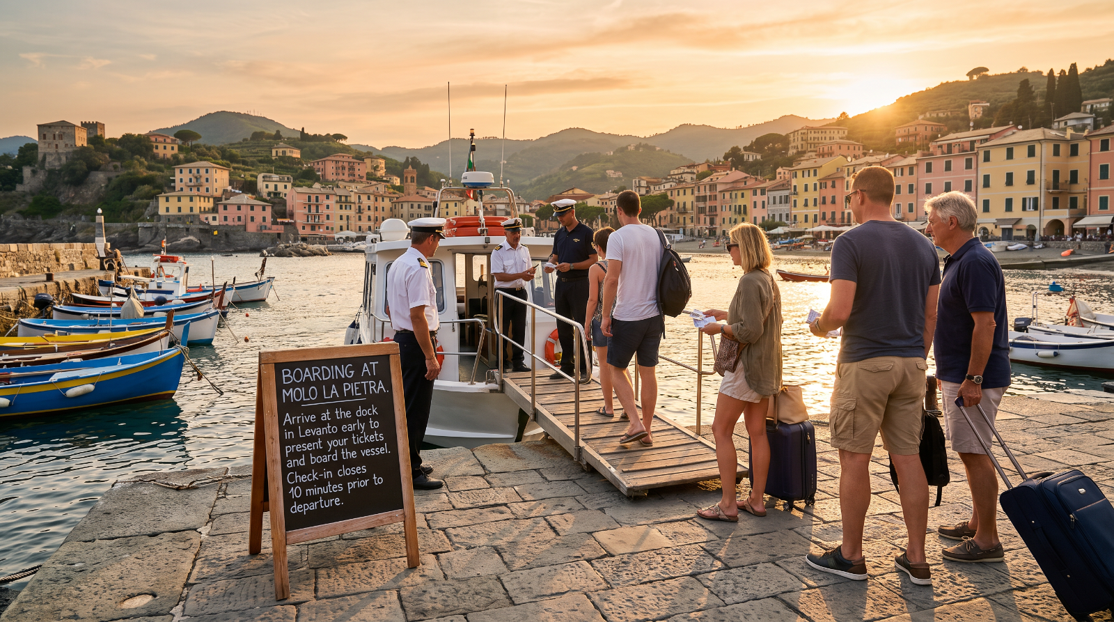 Boarding at Molo La Pietra