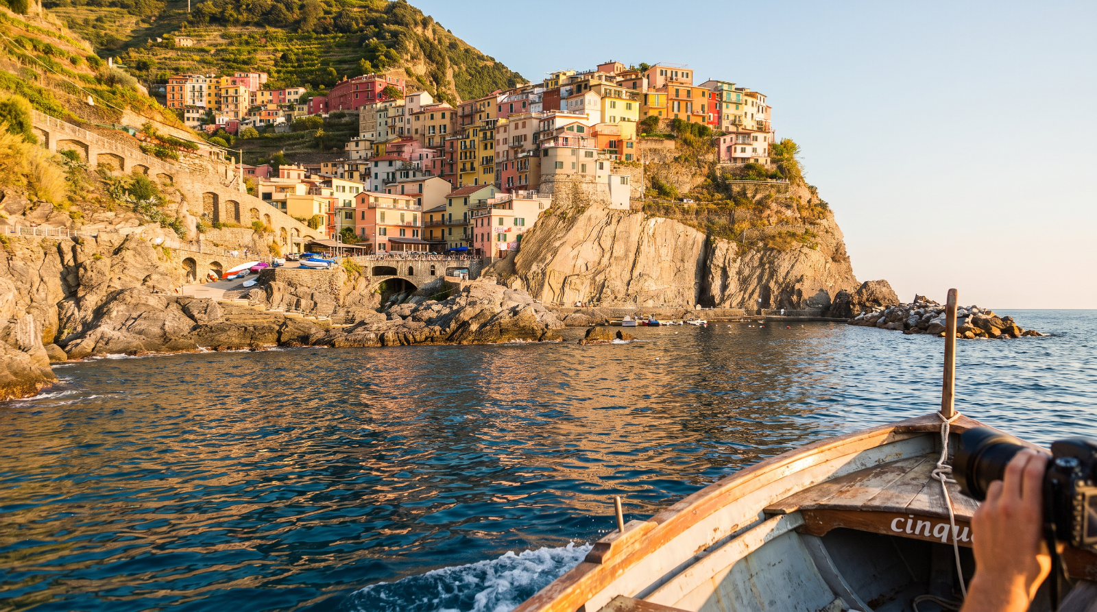 Manarola Overlook from the Sea