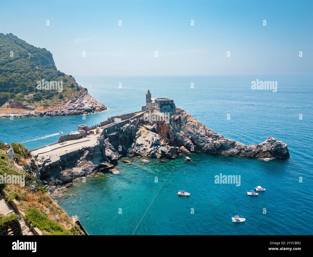 Church of San Pietro from the Portovenere Strait