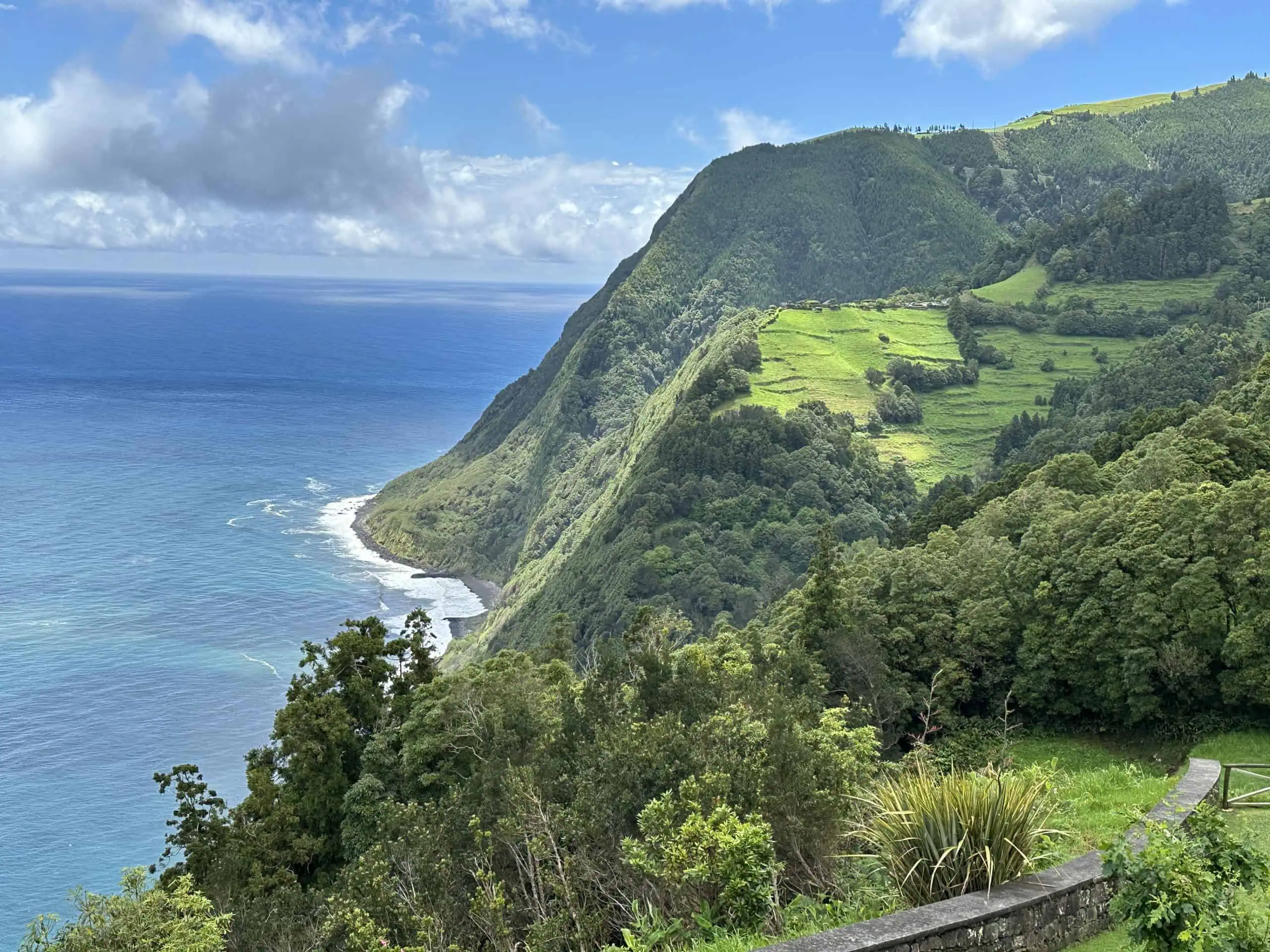 São Miguel coastal cliffs