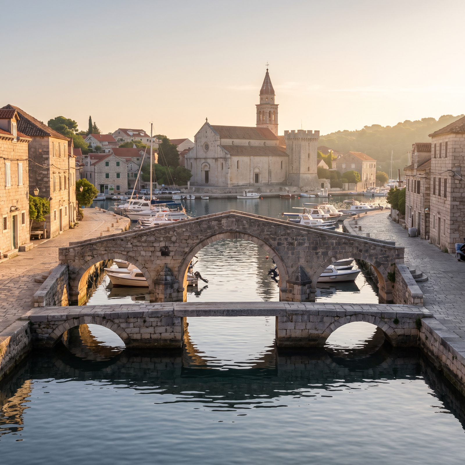 Vrboska Harbour Bridges