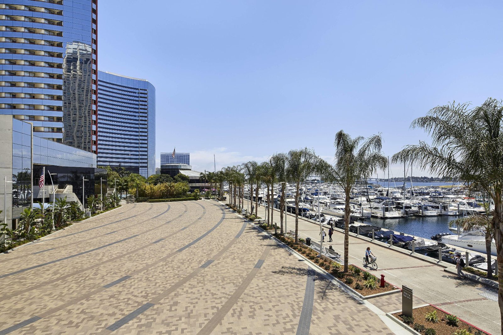 Downtown waterfront marinas