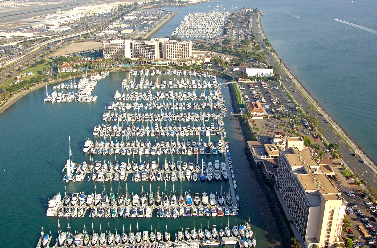 Marina check-in desk