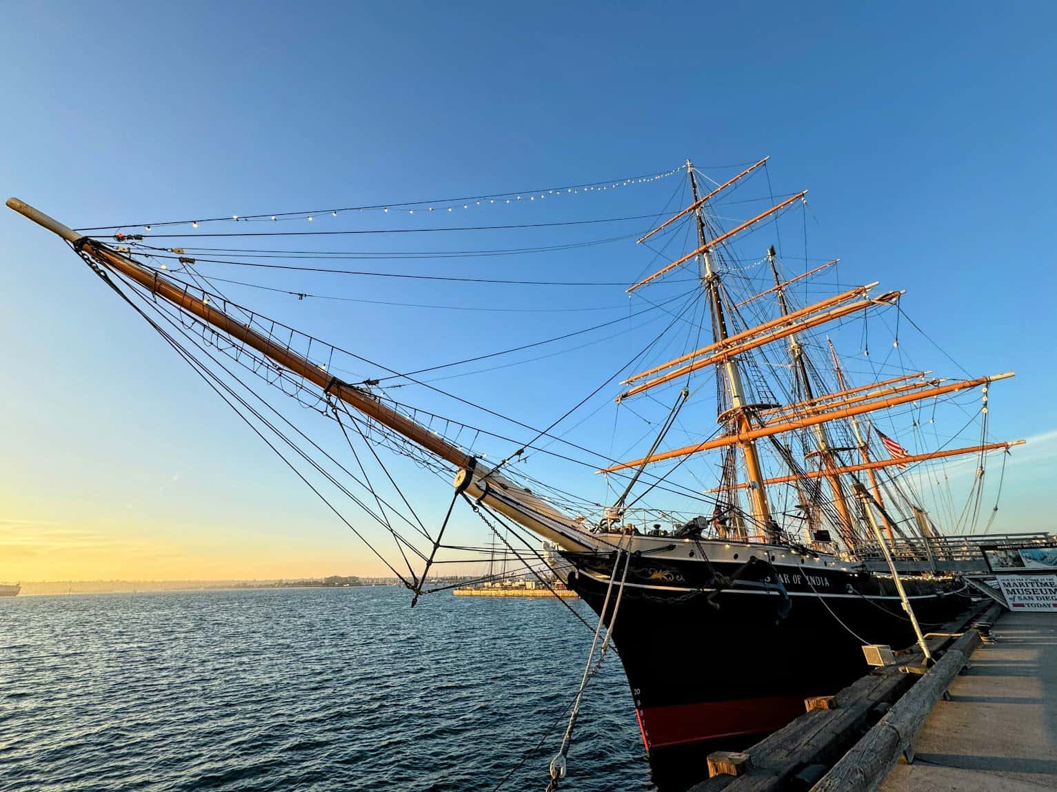 Star of India Mast Backdrop