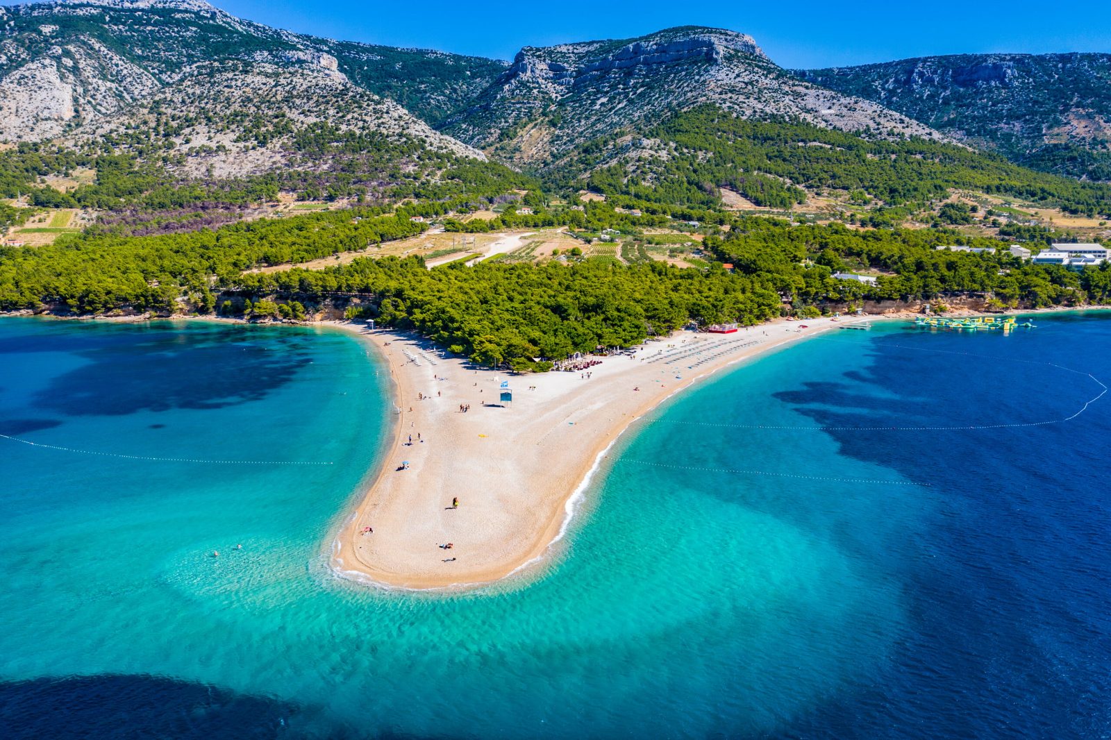 Relaxing at Zlatni Rat Beach