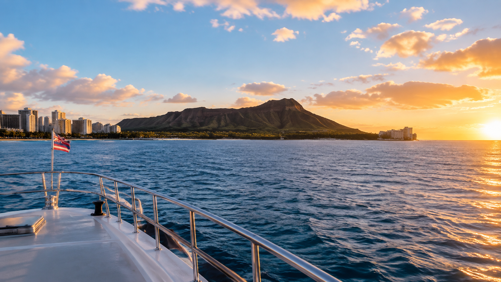 Boat Deck Diamond Head View