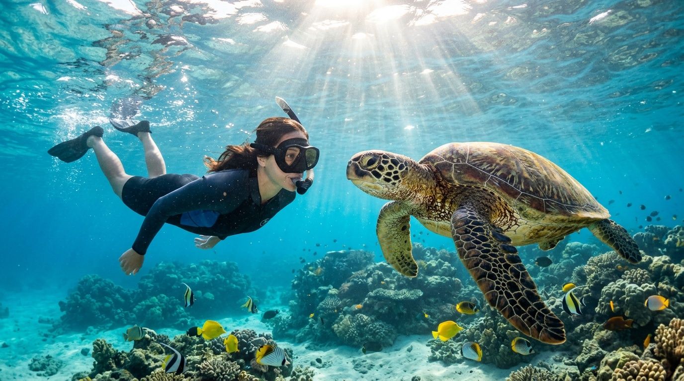 Surface Snorkel Vantage at Turtle Canyon