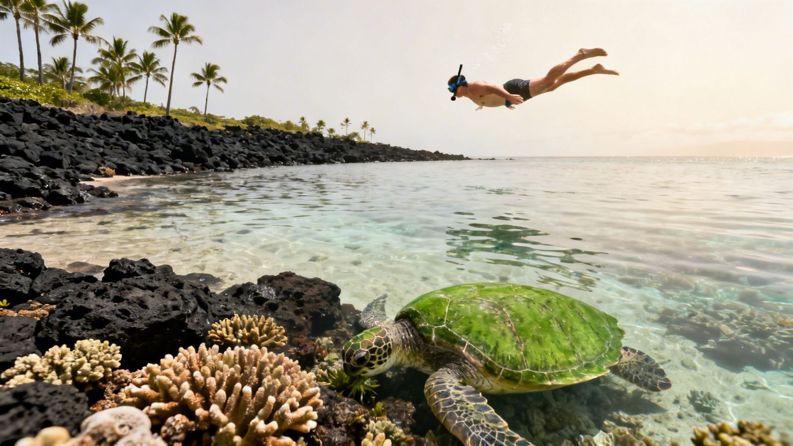 Snorkeling at the reef