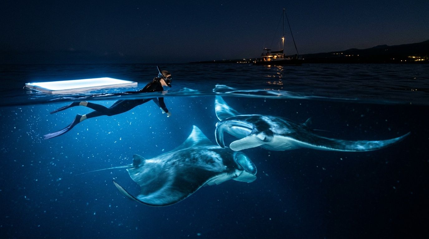 Night Snorkeling on Oahu