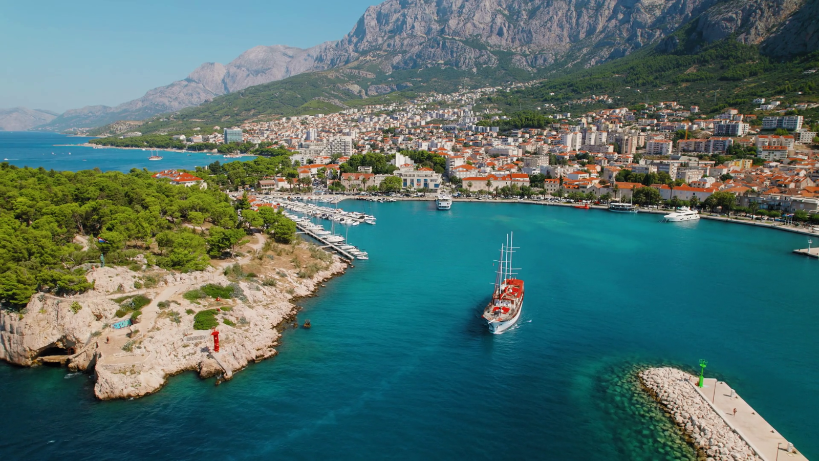 Return to Makarska Harbor