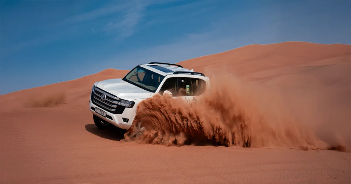 Dune bashing